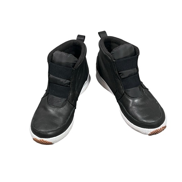 Sorel Out N About Plus Waterproof Mid Boot Black Women's 10.5 - Picture 1 of 6